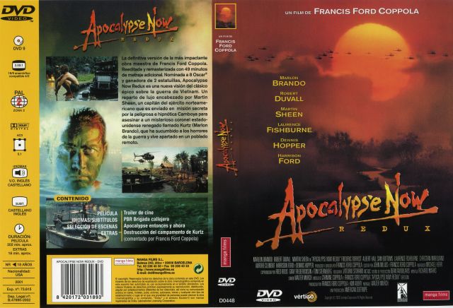 Apocalypse Now Redux Por Malevaje - dvd
