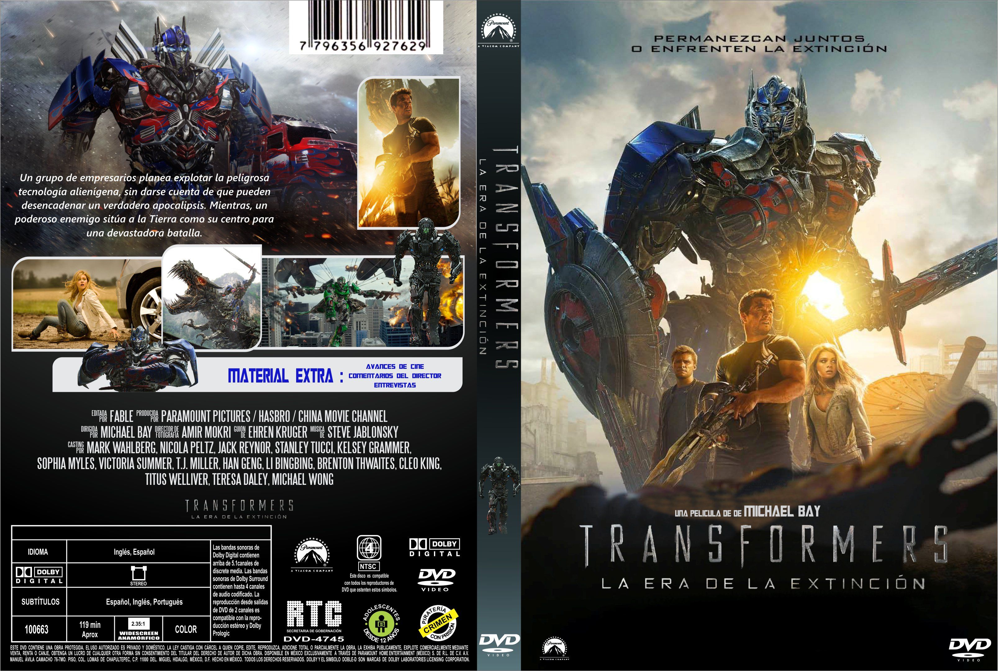 vergüenza Filadelfia cesar Transformers La Era De La Extincion Custom V3 Por Fable – dvd | infi2011