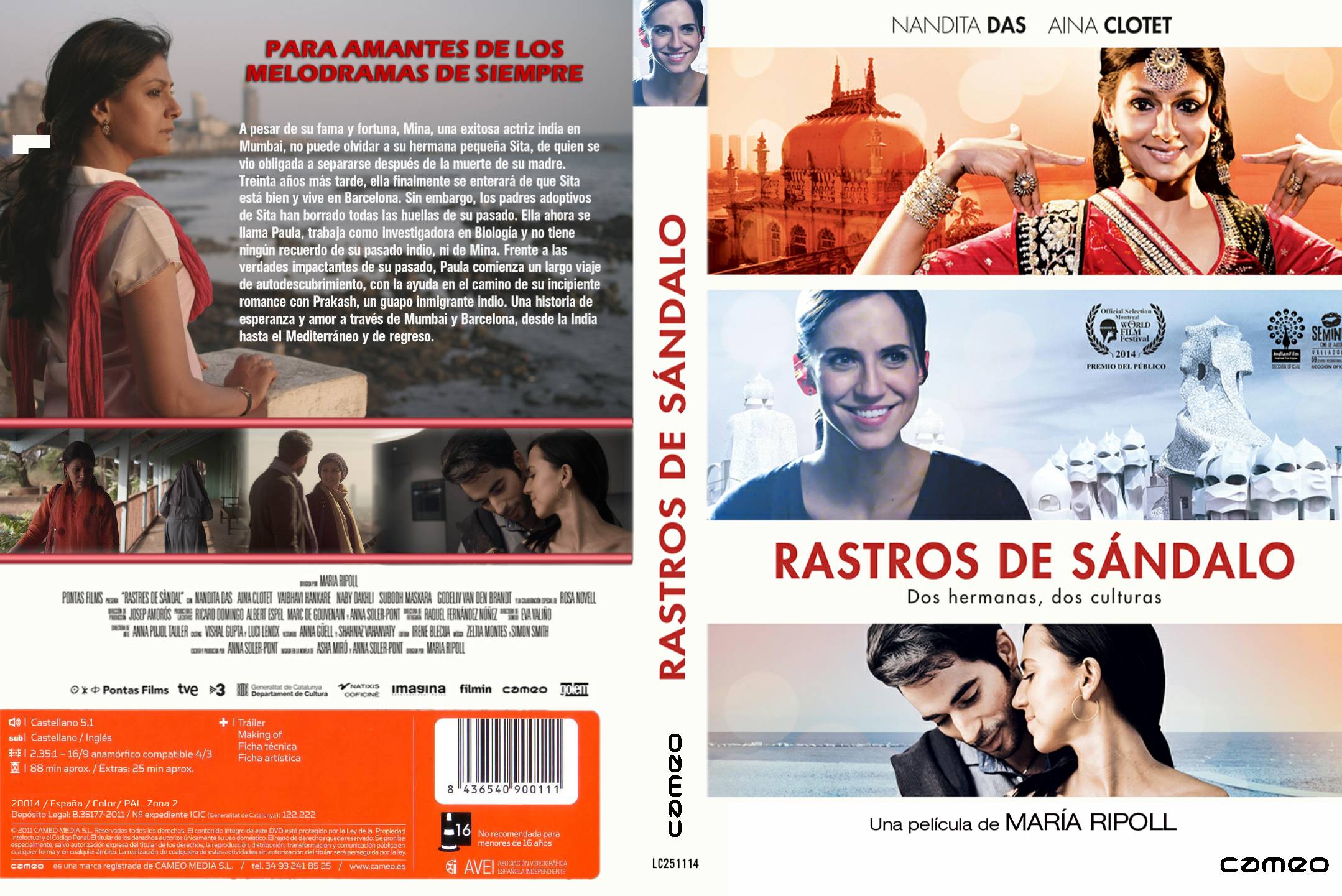 RASTROS DE SÁNDALO (2014) con NANDITA NAS + Película en Castellano Rastros-de-sandalo-custom-por-lolocapri-dvd