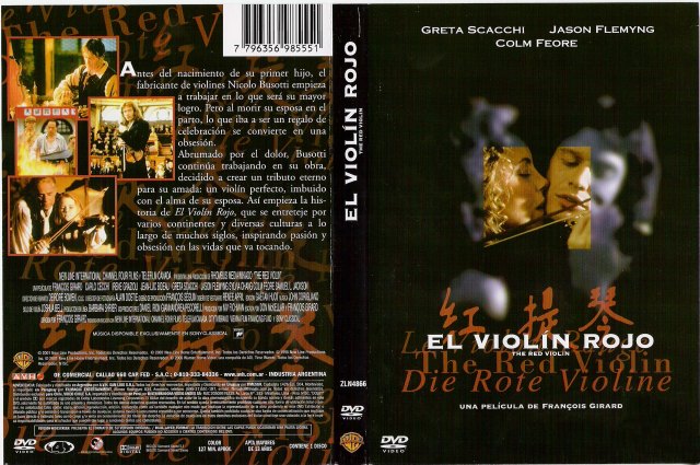 El Violin Rojo Region 4 Por Lonkomacul - dvd