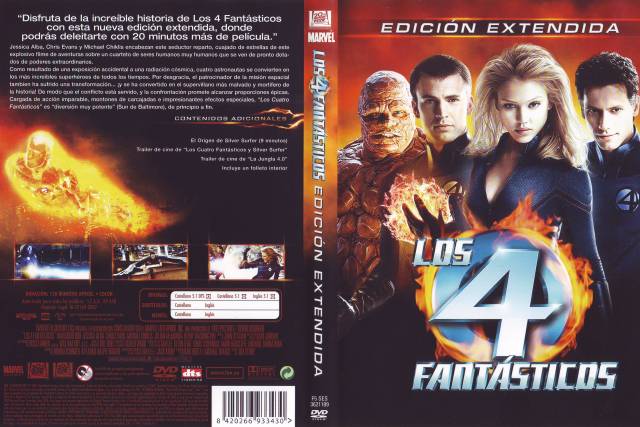 Los 4 Fantasticos 2005 Edicion Extendida Por Lankis - dvd