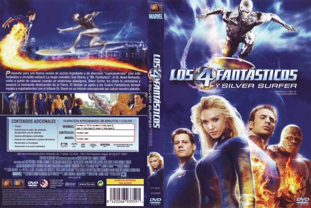 Los 4 Fantasticos Y Silver Surfer V2 Por Lankis - dvd