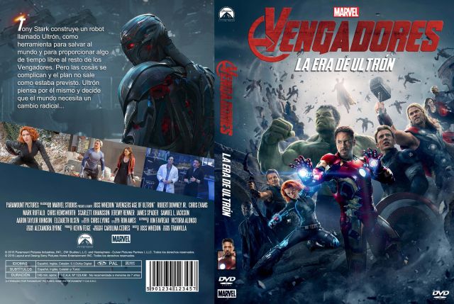 Los Vengadores 2 La Era De Ultron Custom V3 Por Franvilla - dvd