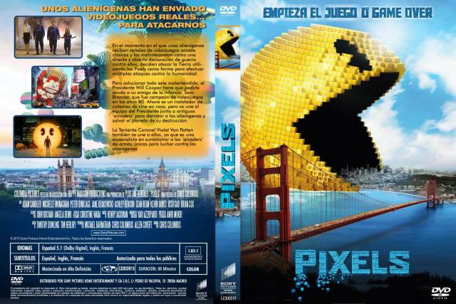 Pixels La Pelicula Custom Por Lolocapri - dvd