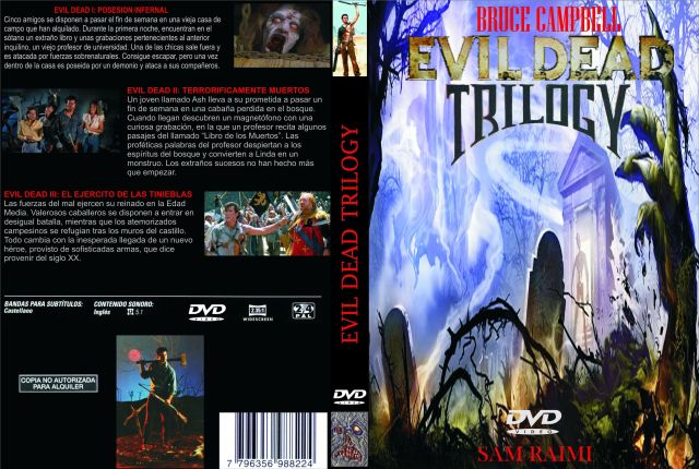 Evil Dead Trilogia Custom Por Darimax - dvd
