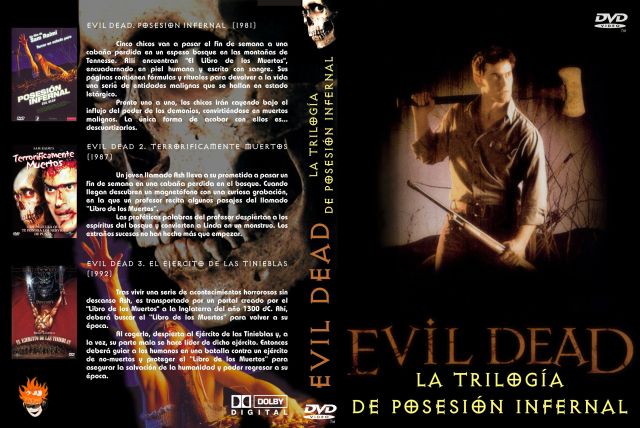 Evil Dead Trilogia Custom V2 Por Jjkasfer77 - dvd