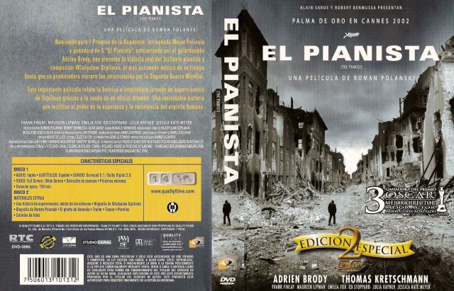 El Pianista 2002 Edicion Especial Region 1 4 Por Antonio75178 - dvd