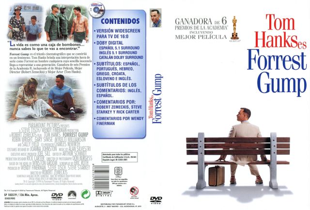 Forrest Gump Por Manmerino - dvd