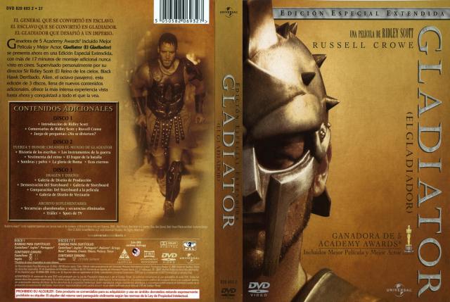 Gladiator El Gladiador Version Especial Extendida Por Malevaje - dvd