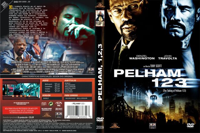 Pelham 123 2009 Custom Por Barceloneta - dvd