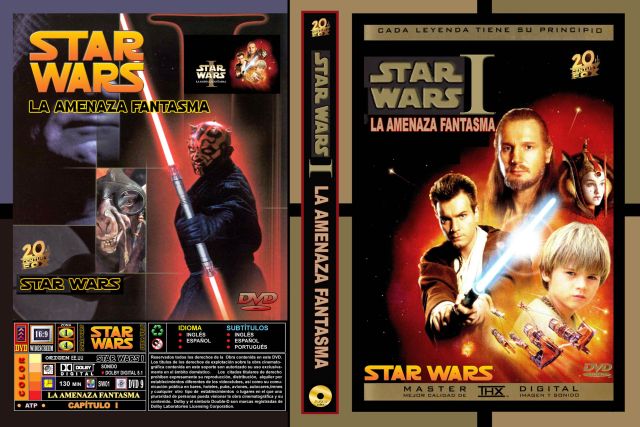 Star Wars I La Amenaza Fantasma Custom Por Rtavip - dvd