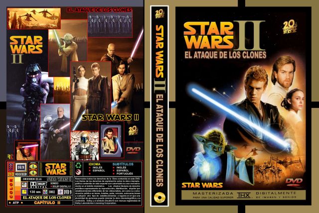 Star Wars Ii El Ataque De Los Clones Custom Por Rtavip - dvd