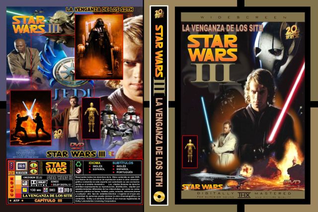 Star Wars Iii La Venganza De Los Sith Custom Por Rtavip - dvd