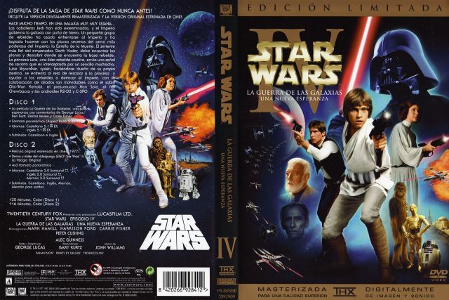 Star Wars Iv Una Nueva Esperanza Edicion Especial Por Johndoe - dvd