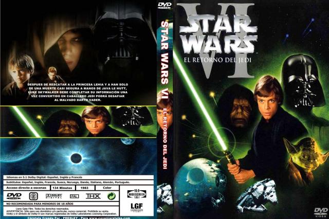 Star Wars Vi El Retorno Del Jedi Custom Por Presley2 - dvd