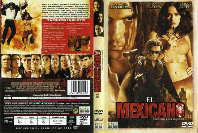 El Mexicano Once Upon A Time In Mexico Por Malevaje - dvd