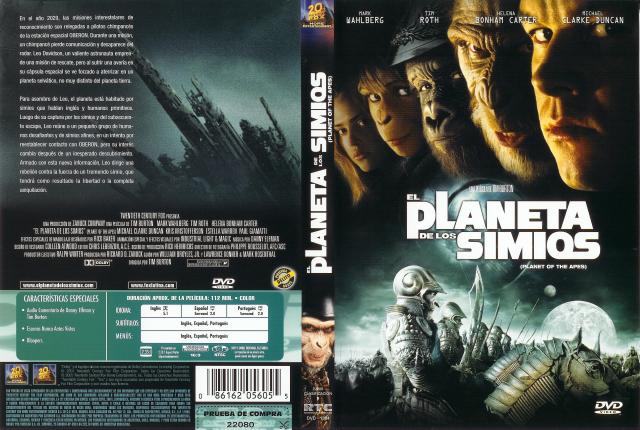 El Planeta De Los Simios 2001 Region 4 V2 Por Antonio1965 - dvd